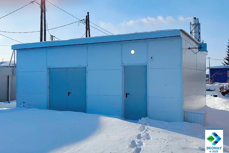 Блочно-модульная станция озоно-сорбционной очистки воды сельского поселения