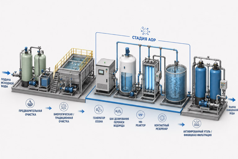 Advanced Oxidation Processes схема