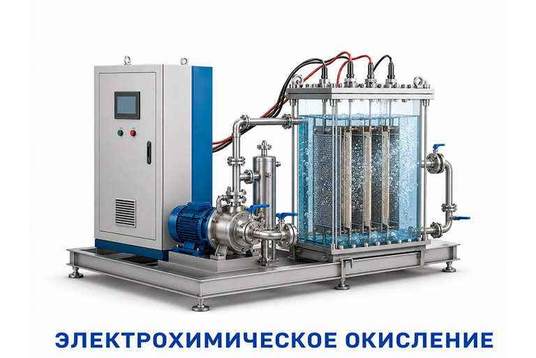 Электрохимическое окисление сточных вод